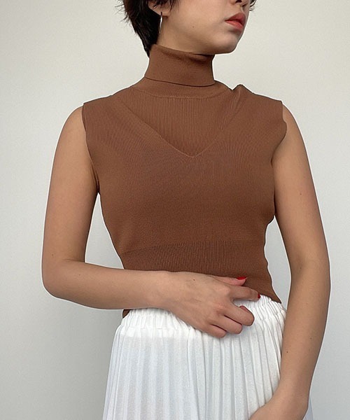 AMAIL（アマイル）の「ファンクパーフェクトセット（Tシャツ/カットソー・レディース・アイボリー/ブラック/ブラウン・FREE）」の11枚目の写真