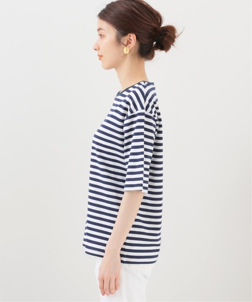 SLOBE IENA（スローブイエナ）の「girls Tシャツ◆【手洗い可能】（Tシャツ/カットソー・レディース・ダークブルー/ネイビー/ホワイト・FREE）」の12枚目の写真