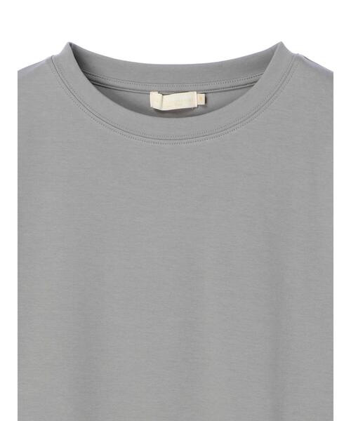 earth music&ecology(アースミュージックアンドエコロジー)の「スムースボックスTシャツ *(Tシャツ/カットソー・レディース・ブラック/ブラウン/オフホワイト/ピンク/ミント/グレイッシュベージュ・M/L)」の7枚目の写真