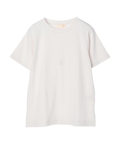 earth music&ecology(アースミュージックアンドエコロジー)の「スムースボックスTシャツ *(Tシャツ/カットソー・レディース・ブラック/ブラウン/オフホワイト/ピンク/ミント/グレイッシュベージュ・M/L)」の10枚目の写真