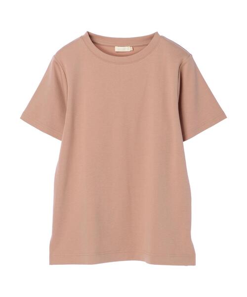 earth music&ecology(アースミュージックアンドエコロジー)の「スムースボックスTシャツ *(Tシャツ/カットソー・レディース・ブラック/ブラウン/オフホワイト/ピンク/ミント/グレイッシュベージュ・M/L)」の12枚目の写真