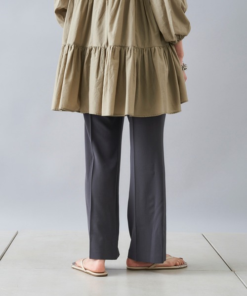 DouDou(ドゥドゥ)の「セミフレアイージーパンツ(その他パンツ・レディース・チャコールグレー/グリーン/バイオレット・36/38)」の21枚目の写真