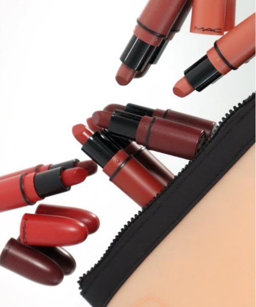 新品未使用 mac マック ミニ リップスティック × 5 ボールド ポーチ