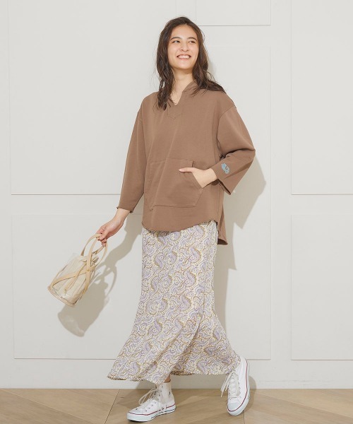 LIPSTAR(リップスター)の「シアーボイルペイズリー柄スカート(スカート・レディース・ブラック系その他/アイボリー・M)」の9枚目の写真