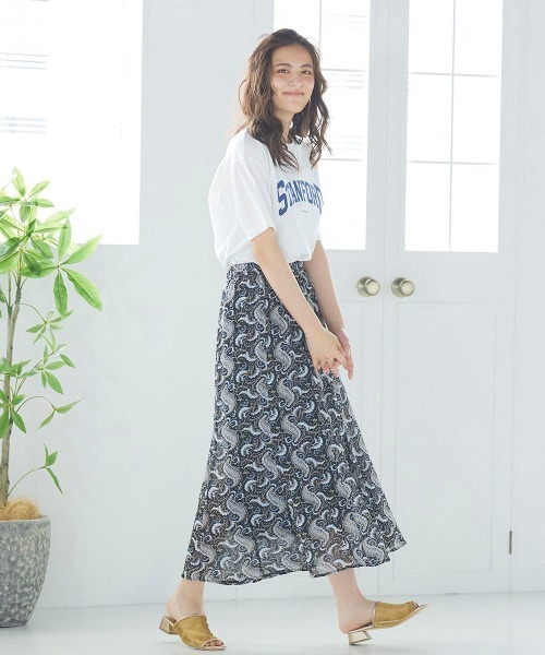 LIPSTAR(リップスター)の「シアーボイルペイズリー柄スカート(スカート・レディース・ブラック系その他/アイボリー・M)」の12枚目の写真