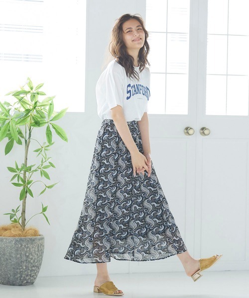 LIPSTAR(リップスター)の「シアーボイルペイズリー柄スカート(スカート・レディース・ブラック系その他/アイボリー・M)」の13枚目の写真