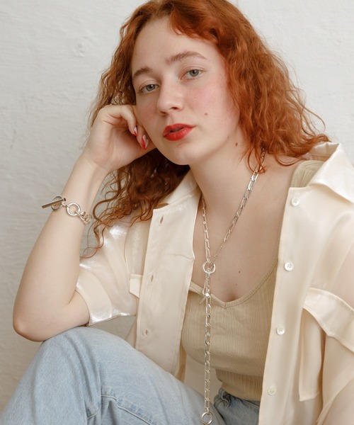 Bonjour Girl(ボンジュールガール)の「LEON マルチWAY チェーンチョーカーネックレス(ネックレス・レディース・シルバー・FREE)」の3枚目の写真