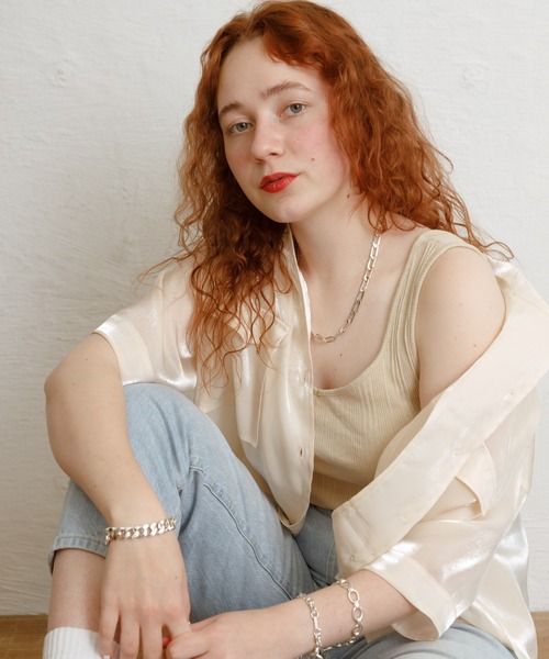 Bonjour Girl(ボンジュールガール)の「LEON マルチWAY チェーンチョーカーネックレス(ネックレス・レディース・シルバー・FREE)」の5枚目の写真