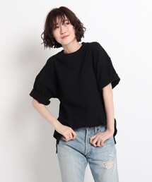 BASECONTROL（ベースコントロール）の「◆HORIZON DREAM 鹿の子 ワイドシルエットTシャツ（Tシャツ/カットソー）」