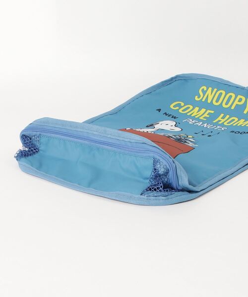 PEANUTS（ピーナッツ）の「【 PEANUTS / ピーナッツ 】メッシュポーチ スヌーピー 27702019 KBI（ポーチ・レディース・ブルー/アイボリー/グリーン/カーキ/イエロー/レッド・FREE）」の8枚目の写真