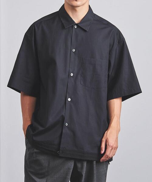 EN ROUTE(アンルート)の「<EN ROUTE(アンルート)> コットン×ポリエステル ヘムコード レギュラー シャツ(シャツ/ブラウス・メンズ・ネイビー/ブラウン/ロイヤルブルー・1/2/3)」の3枚目の写真