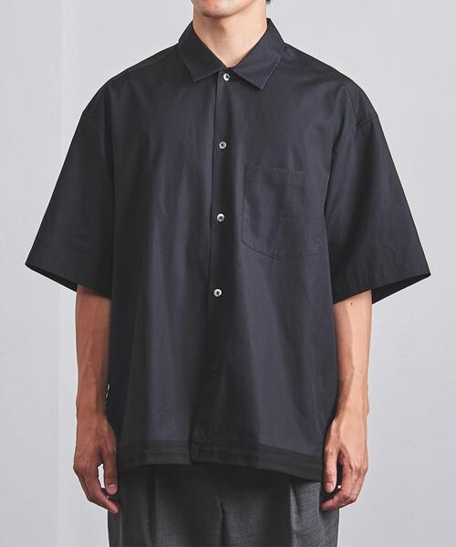 EN ROUTE(アンルート)の「<EN ROUTE(アンルート)> コットン×ポリエステル ヘムコード レギュラー シャツ(シャツ/ブラウス・メンズ・ネイビー/ブラウン/ロイヤルブルー・1/2/3)」の4枚目の写真