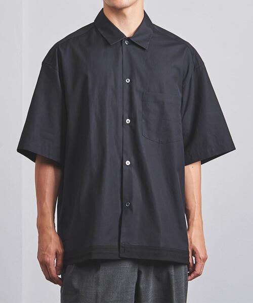 EN ROUTE(アンルート)の「<EN ROUTE(アンルート)> コットン×ポリエステル ヘムコード レギュラー シャツ(シャツ/ブラウス・メンズ・ネイビー/ブラウン/ロイヤルブルー・1/2/3)」の7枚目の写真