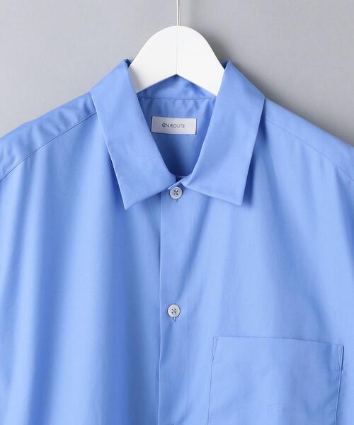 EN ROUTE(アンルート)の「<EN ROUTE(アンルート)> コットン×ポリエステル ヘムコード レギュラー シャツ(シャツ/ブラウス・メンズ・ネイビー/ブラウン/ロイヤルブルー・1/2/3)」の11枚目の写真