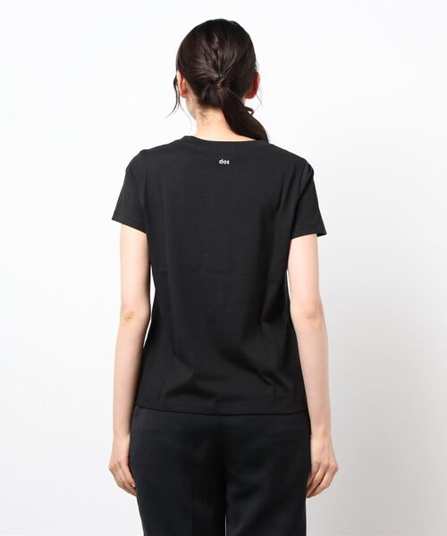 RIVE DROITE(リヴドロワ)の「devantロゴTシャツ(Tシャツ/カットソー・レディース・ベージュ/オフホワイト/ブラック・FREE)」の7枚目の写真