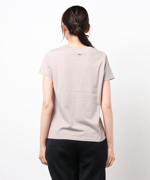 RIVE DROITE(リヴドロワ)の「devantロゴTシャツ(Tシャツ/カットソー・レディース・ベージュ/オフホワイト/ブラック・FREE)」の5枚目の写真