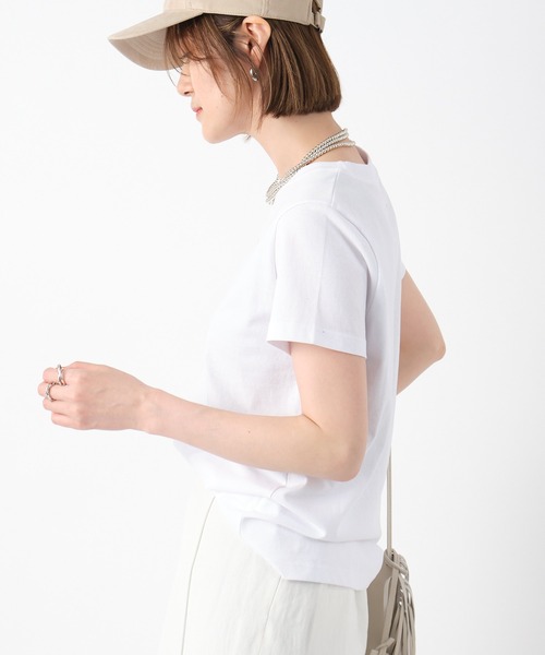 RIVE DROITE(リヴドロワ)の「devantロゴTシャツ(Tシャツ/カットソー・レディース・ベージュ/オフホワイト/ブラック・FREE)」の10枚目の写真