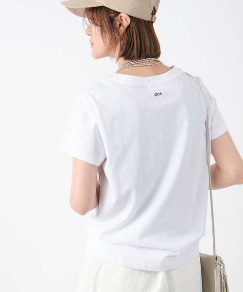 RIVE DROITE(リヴドロワ)の「devantロゴTシャツ(Tシャツ/カットソー・レディース・ベージュ/オフホワイト/ブラック・FREE)」の11枚目の写真