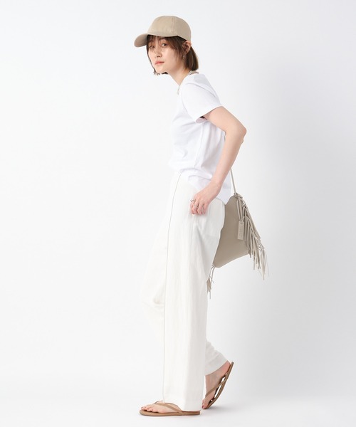 RIVE DROITE(リヴドロワ)の「devantロゴTシャツ(Tシャツ/カットソー・レディース・ベージュ/オフホワイト/ブラック・FREE)」の13枚目の写真