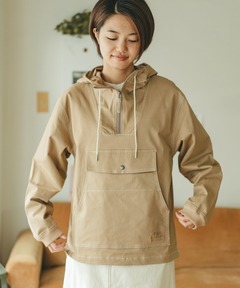 ガーメントウォッシュアノラックパーカー