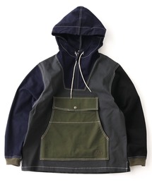 ガーメントウォッシュアノラックパーカー