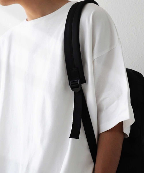 antiqua（アンティカ）の「綿100%バスク生地半袖Tシャツ（Tシャツ/カットソー・メンズ・パープル系その他/ブラック/アイボリー/ブルー/オフホワイト/ライトグリーン/オレンジ・L/M/XL）」の9枚目の写真