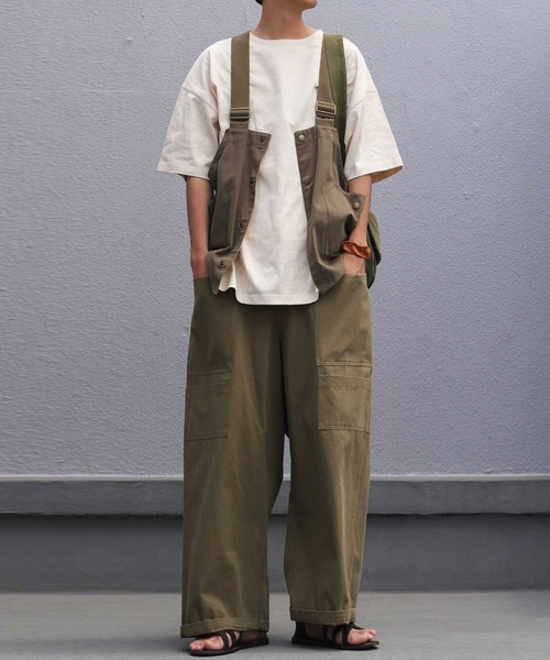 antiqua（アンティカ）の「綿100%バスク生地半袖Tシャツ（Tシャツ/カットソー・メンズ・パープル系その他/ブラック/アイボリー/ブルー/オフホワイト/ライトグリーン/オレンジ・L/M/XL）」の12枚目の写真