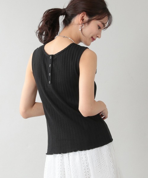 RAGEBLUE（レイジブルー）の「2wayジャガードタンク/954111（タンクトップ・レディース・ブラック/キャメル・FREE）」の6枚目の写真