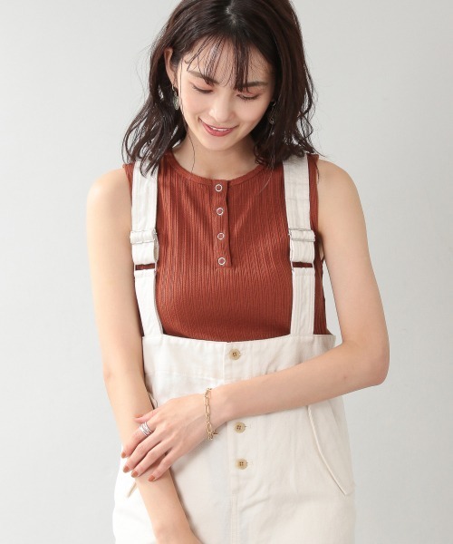 RAGEBLUE（レイジブルー）の「2wayジャガードタンク/954111（タンクトップ・レディース・ブラック/キャメル・FREE）」の8枚目の写真