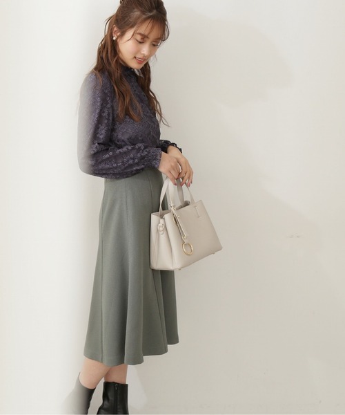 PROPORTION BODY DRESSING(プロポーションボディドレッシング)の「クラシカルレースブラウス / 1211210908(シャツ/ブラウス・レディース・ブルー/ダークグレー/ホワイト系その他・MEDIUM/SMALL)」の6枚目の写真