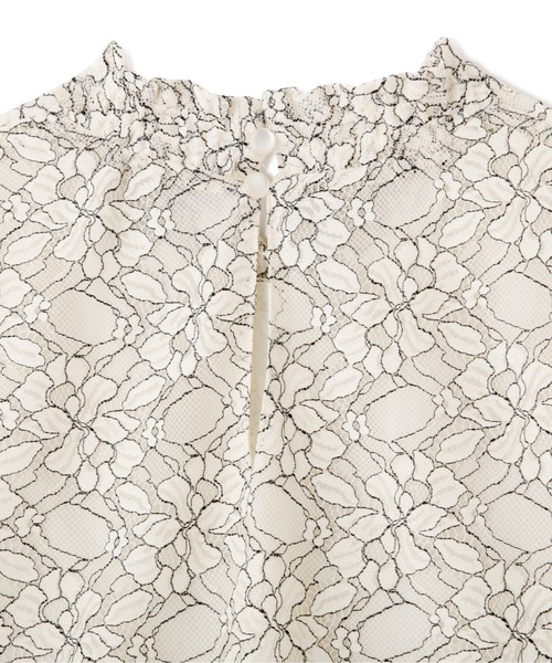 PROPORTION BODY DRESSING(プロポーションボディドレッシング)の「クラシカルレースブラウス / 1211210908(シャツ/ブラウス・レディース・ブルー/ダークグレー/ホワイト系その他・MEDIUM/SMALL)」の14枚目の写真