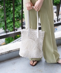 Kastane | 巾着付きマクラメトートＢＡＧ(トートバッグ)