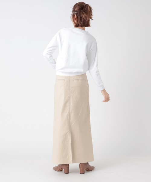 RIVE DROITE(リヴドロワ)の「こなれた雰囲気のある一枚 バックサテンロングスカート(スカート・レディース・ベージュ系その他/バーガンディー・36/38)」の22枚目の写真