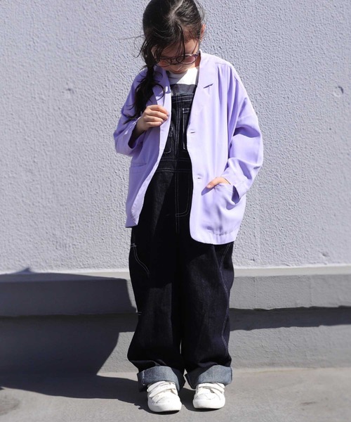 antiqua（アンティカ）の「カラージャケット（テーラードジャケット・キッズ・パープル/ブラック/イエロー・3/5/4/6）」の6枚目の写真