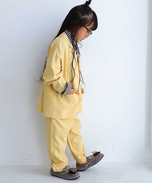 antiqua（アンティカ）の「カラージャケット（テーラードジャケット・キッズ・パープル/ブラック/イエロー・3/5/4/6）」の10枚目の写真