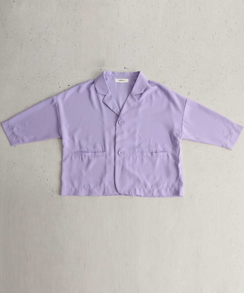 antiqua（アンティカ）の「カラージャケット（テーラードジャケット・キッズ・パープル/ブラック/イエロー・3/5/4/6）」の17枚目の写真