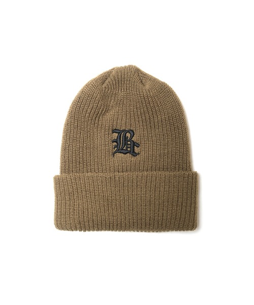 Back Channel(バックチャンネル)の「OLD-E WATCH CAP(ニットキャップ/ビーニー・メンズ・ブラック/ネイビー/グレー/オレンジ/ベージュ系その他/オリーブドラブ・FREE)」の4枚目の写真