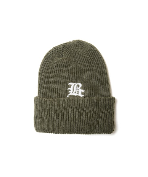 Back Channel(バックチャンネル)の「OLD-E WATCH CAP(ニットキャップ/ビーニー・メンズ・ブラック/ネイビー/グレー/オレンジ/ベージュ系その他/オリーブドラブ・FREE)」の5枚目の写真