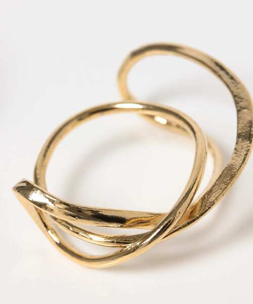 KBF+（ケービーエフプラス）の「KBF+　デフォルメサークルピアス∴（ピアス（両耳用）・レディース・シルバー/ゴールド・ONE）」の3枚目の写真