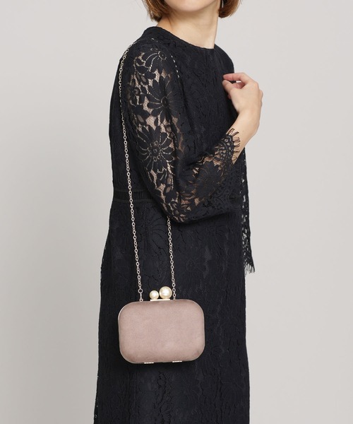 NANO universe（ナノユニバース）の「ベルベットクラッチ（クラッチバッグ・レディース・ブラック/モカ・FREE）」の8枚目の写真