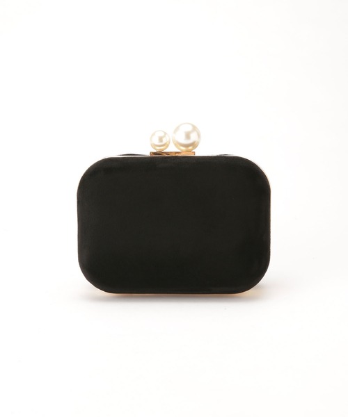 NANO universe（ナノユニバース）の「ベルベットクラッチ（クラッチバッグ・レディース・ブラック/モカ・FREE）」の12枚目の写真