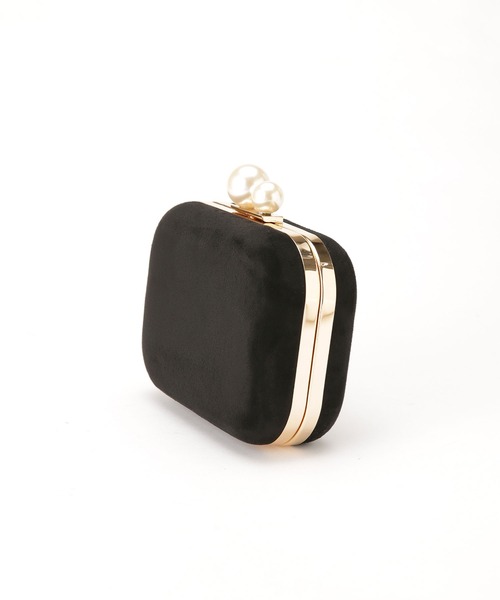 NANO universe（ナノユニバース）の「ベルベットクラッチ（クラッチバッグ・レディース・ブラック/モカ・FREE）」の13枚目の写真