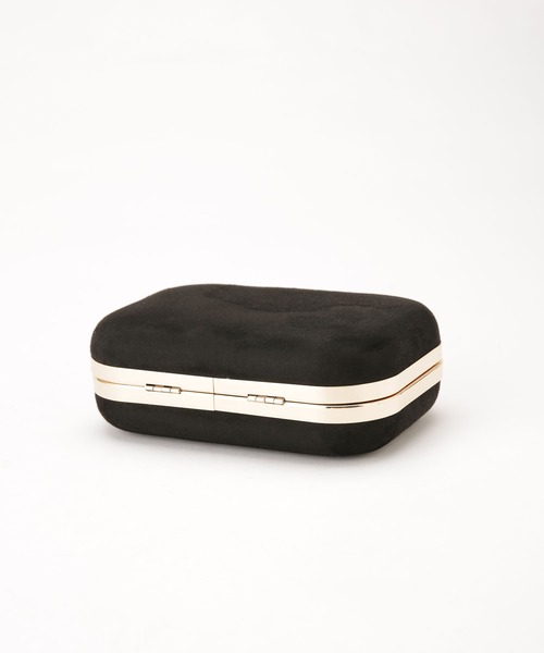 NANO universe（ナノユニバース）の「ベルベットクラッチ（クラッチバッグ・レディース・ブラック/モカ・FREE）」の4枚目の写真