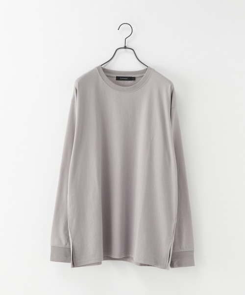 RAGEBLUE（レイジブルー）の「天竺/クルーネックロンT/217834（Tシャツ/カットソー・メンズ・ホワイト/ベージュ/グレー/ブラック・LARGE/MEDIUM）」の3枚目の写真