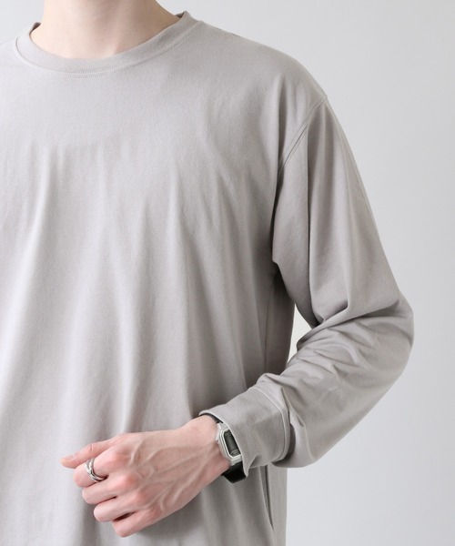 RAGEBLUE（レイジブルー）の「天竺/クルーネックロンT/217834（Tシャツ/カットソー・メンズ・ホワイト/ベージュ/グレー/ブラック・LARGE/MEDIUM）」の10枚目の写真