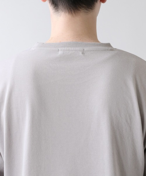 RAGEBLUE（レイジブルー）の「天竺/クルーネックロンT/217834（Tシャツ/カットソー・メンズ・ホワイト/ベージュ/グレー/ブラック・LARGE/MEDIUM）」の12枚目の写真