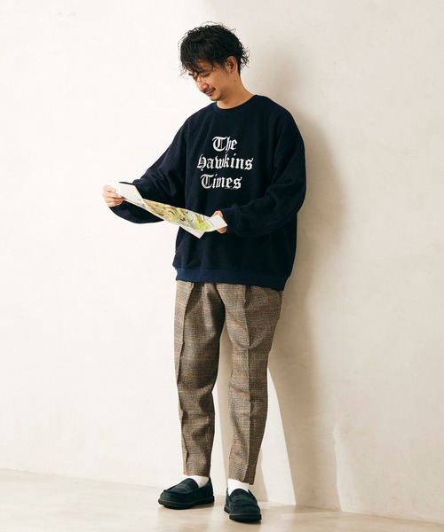 JOURNAL STANDARD relume（ジャーナルスタンダード　レリューム）の「◆29WOOL WASHABLE スラックス（スラックス・メンズ・ブラック/ブラウン・MEDIUM/LARGE）」の10枚目の写真