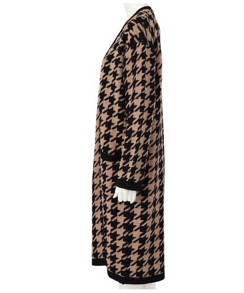 LATINA（ラティーナ）の「千鳥柄ロングニットカーディガン（カーディガン/ボレロ・レディース・ブラック×ホワイト/ブラック系その他・FREE）」の11枚目の写真