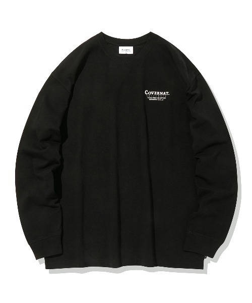 COVERNATのBasic Stripe T-shirt 全2色 COVERNAT（カバーナット）の「【COVERNAT】LAYOUT LOGO LONG