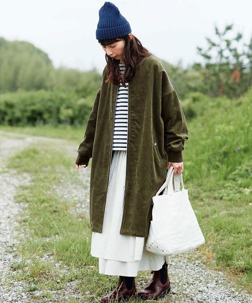 Sunny clouds（サニークラウズ）の「ＳＵＮＮＹ　ＣＬＯＵＤＳ　コーデュロイフライトコート〈レディース〉（その他アウター・レディース・アーミー・MEDIUM/LARGE/X-LARGE/XX-LARGE/NM）」の3枚目の写真